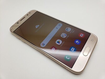 Sehr guter Zustand funktionierendes Samsung Galaxy J5 (2017) SM-J530F 16GB Smartphone (beschädigte Ecke)