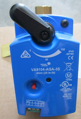 Johnson Controls VG1241AD+9T4AGA 1/2'' Ball Valve & Actuator 24VAC 