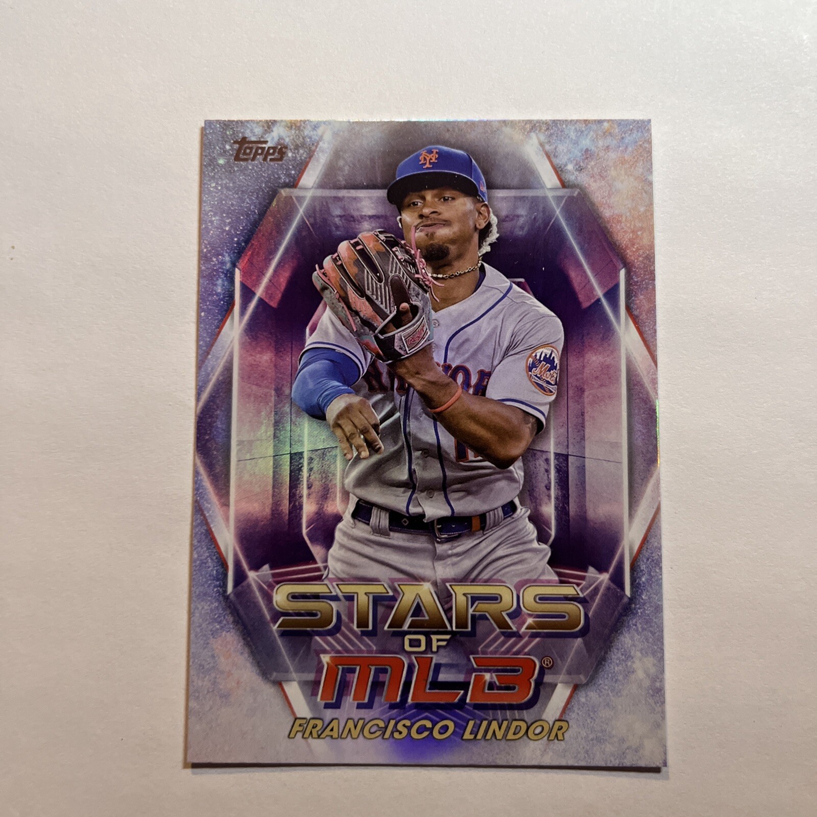 Francisco Lindor #SMLB-28 Baseball Cards 2023 Topps Stars of MLB trading card — raw and PSA graded price guide
