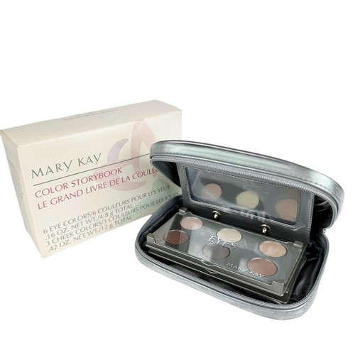 Mary Kay Color Storybook 2 Eye & Cheek Collection In Carry Case RARE HTF 5503 - 第 1/12 張圖片