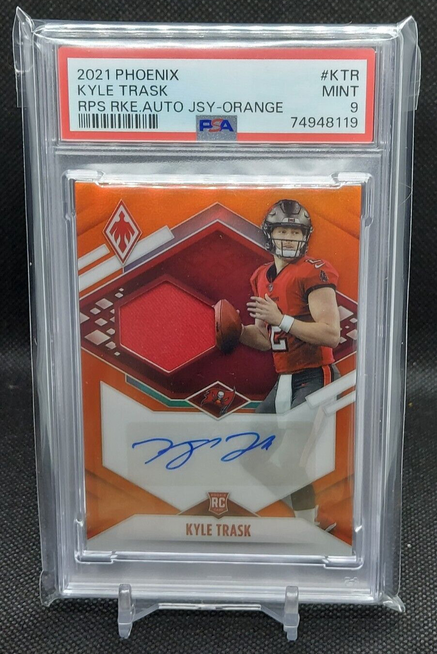 Kyle Trask Panini Phoenix Rps Rookie Auto Jersey #KTR Orange