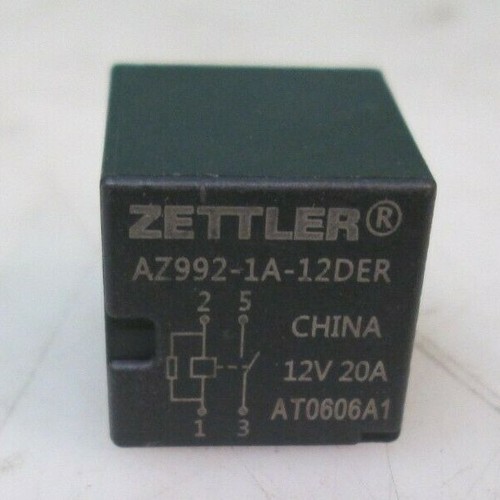 Zettler 12V 20A 21100493 Power Signal Relay MCRLY9, AZ9921A12DER
