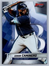 Junior Caminero 2025 Bowman’s Best Refractor 53 Tampa Bay Rays