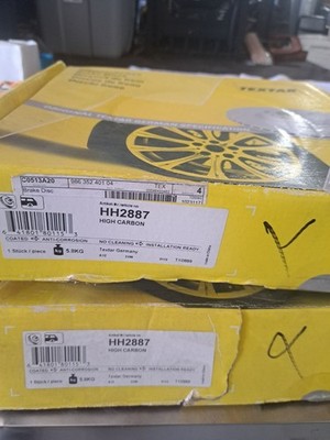 Textar High Carbon Brake Disc (Rotor) From the box label: Brand: Textar (OEM s