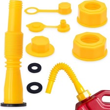 Replacement Gas Can Spout Nozzle Vent Kit for Plastic Gas Cans Old Style Cap