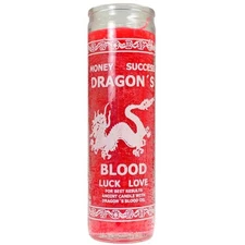 AzureGreen CJDRAB Dragons Blood 7 Day Jar Candle