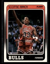 1988-89 Fleer Scottie Pippen Rookie Card #20 Bulls HOF RC NEAR MINT-MINT SHARP!. rookie card picture