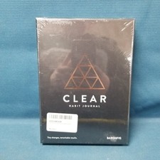 Baronfig New Sealed Clear Habit Journal Habit Tracker Bullet Notebook