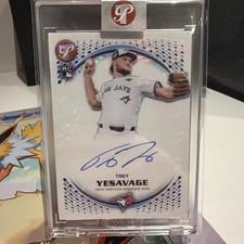 2026 Topps Pristine Trey Yesavage Auto Refractor Rookie RC #PA-TY Blue Jays