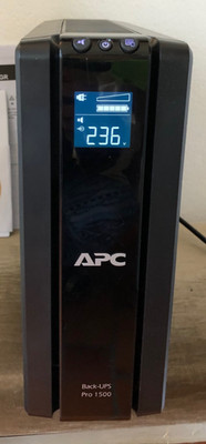 Unterbr. Stromversorgung APC Back-UPS Pro 1500VA BR1500G-GR, USV mit neuem Akku!