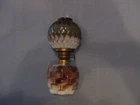 Vintage Fenton Basket Weave Gone With The Wind Miniature Oil Lamp c1890s Ex Con