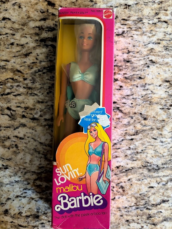 1978 SUN LOVIN MALIBU BARBIE Doll Mattel #1067 Peek-A-Boo Tan NIB! VINTAGE