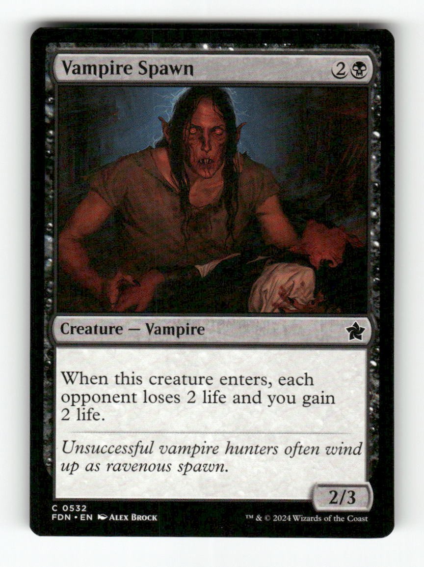 Vampire Spawn Foundations 532 Common Magic: The Gathering NM