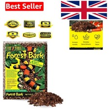 Natural 4.4L Moisture-Control Bark Substrate for Reptile Digging Behavior
