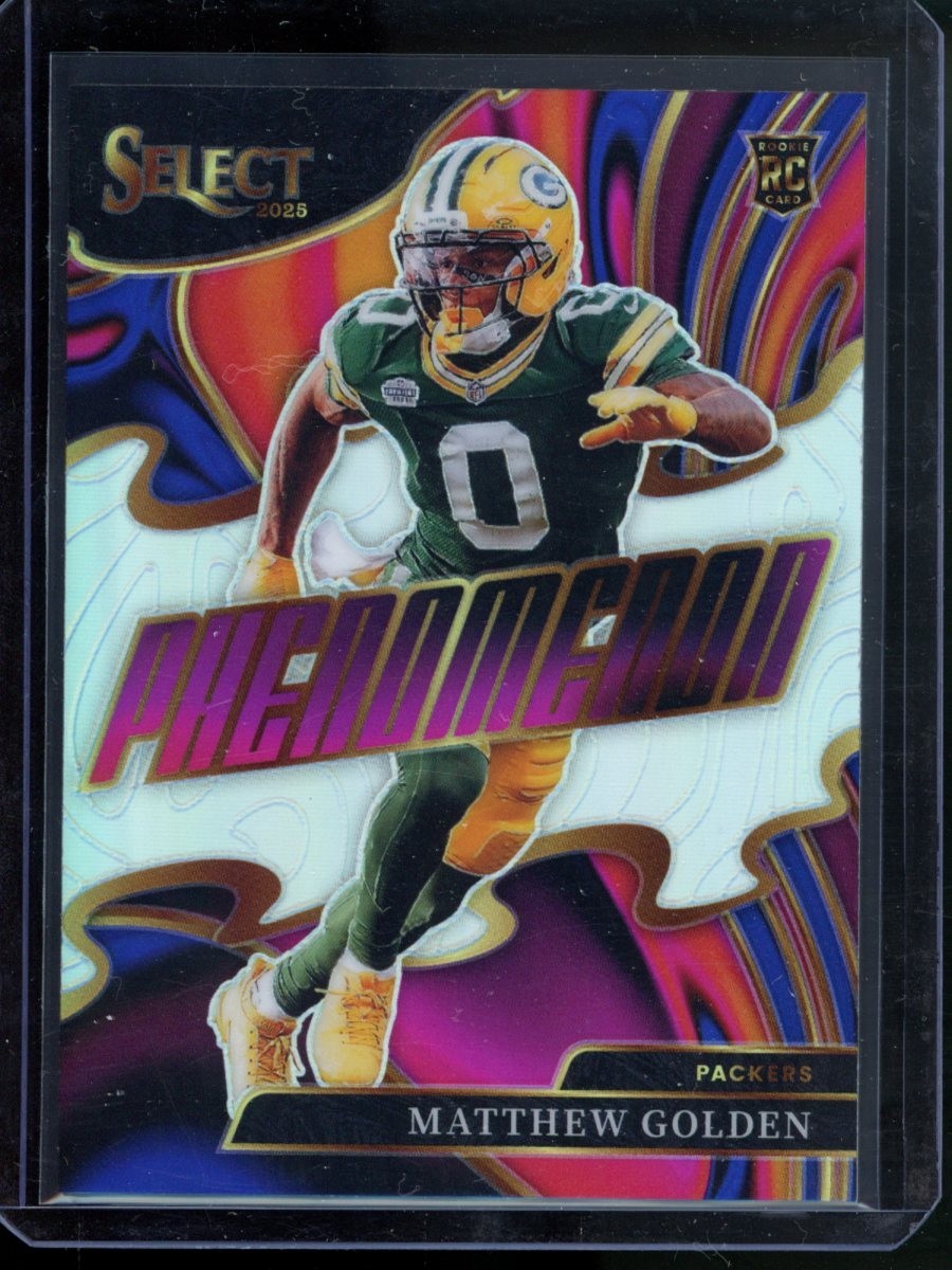 2025 Panini Select - Phenomenon Matthew Golden #9 Silver Prizm (RC)