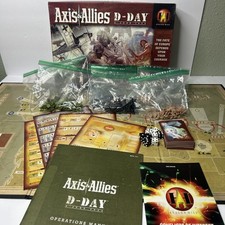 Axis  Allies D-Day June 1944 Board Game COMPLETE