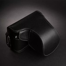 Genuine Leather Protect Camera Bag Case Full Cover Strap Belt For Leica Q3 Q2 Q