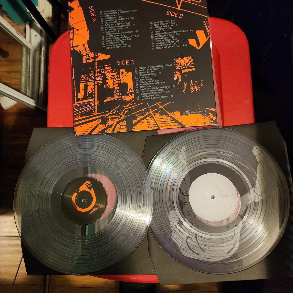 Half Life 2 Vinyl 2LP Record Valve VGM OST PC Etched Soundtrack