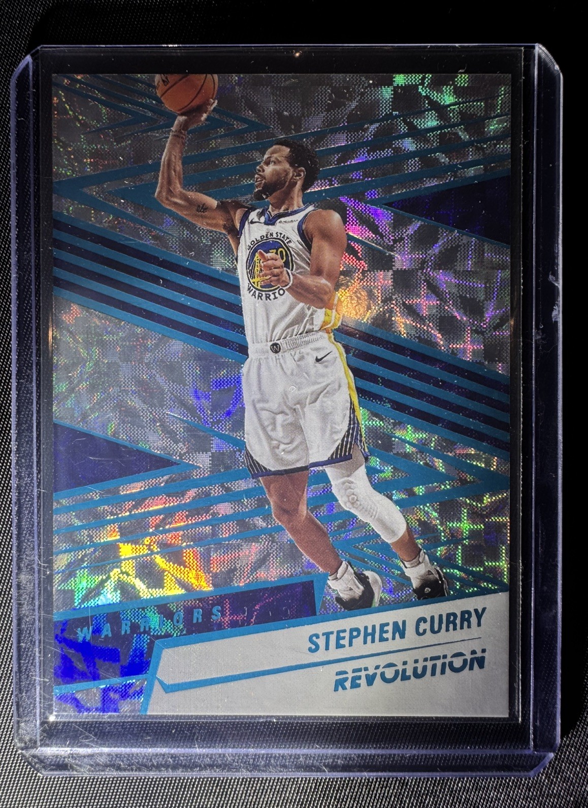 2024-25 Panini Revolution Stephen Curry #6 Teal Scope 01/35 First on the print 