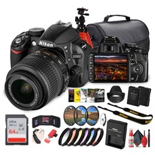Nikon D3100 DSLR Camera Kit with 18-55mm VR Lens   Beginner-Friendly  Compact 