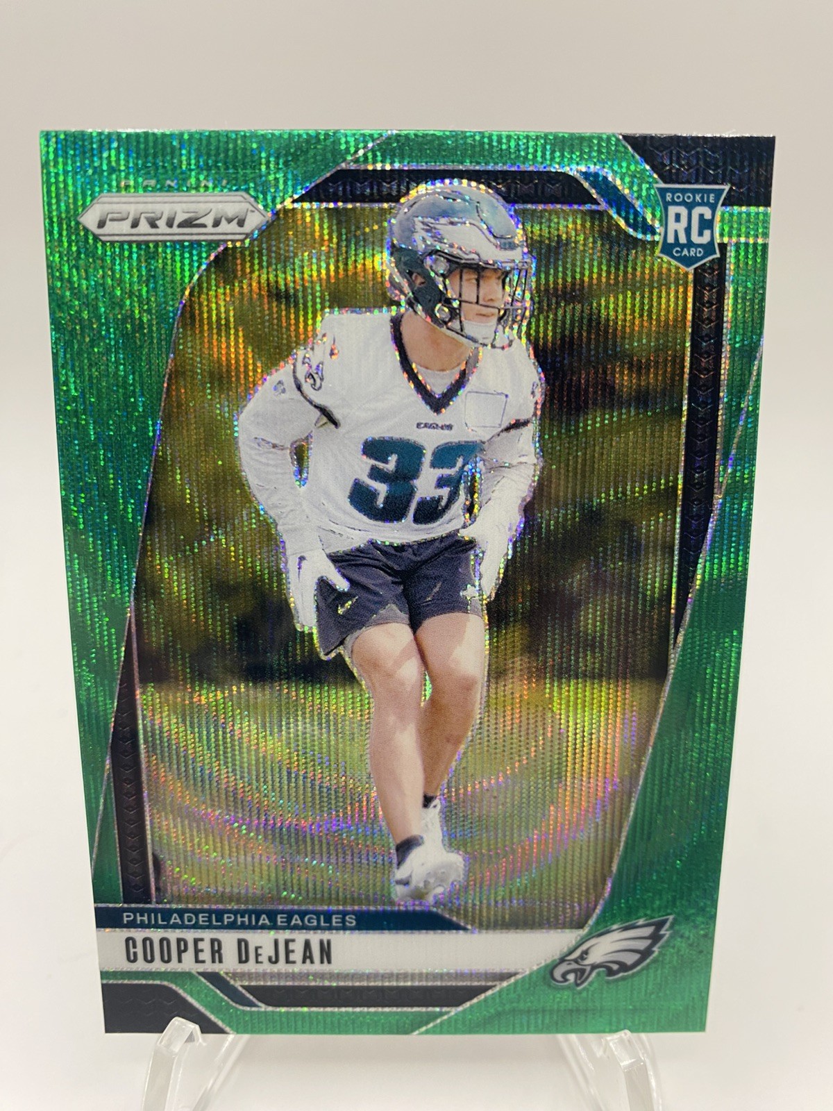 2024 Panini Prizm - Rookies Cooper DeJean #321 Green Wave  Prizm (RC)