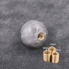55mm Gear Marble Shift Knob Pearl Car Short Throw Shifter Grey