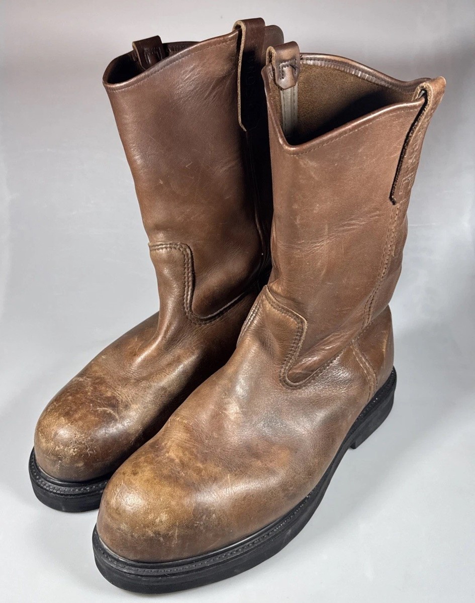 Red Wing Pecos 2231 Leather Pull On Work Boots Size 13 E3 