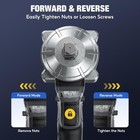Upgraded Cordless Impact Wrench 1/2", 900 Ft-lbs 1200 Nm Brushless Impact Gun...