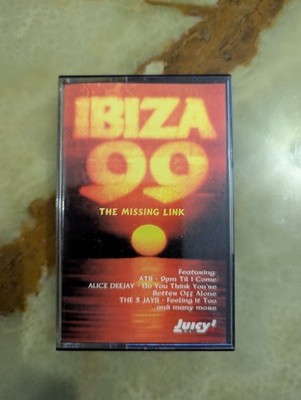 Ibiza 99 The Missing Link audio cassette,  Vintage dance music compilation 1999
