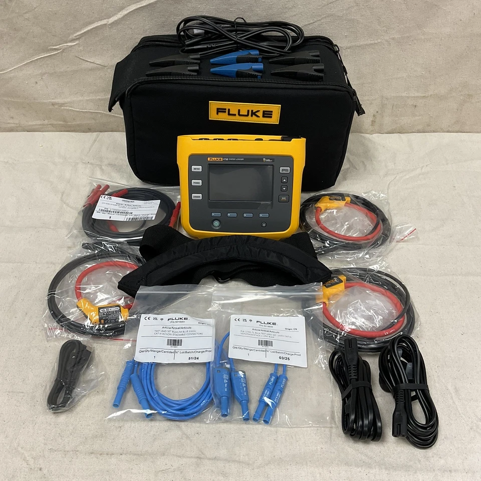Анализатор качества электроэнергии FLUKE FLUKE-1732/EUS 1500 А 10,24 кГц
