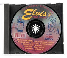 PC CD-Rom Elvis the King Karaoke Sing-Along 1993 Sirius Publishing Volume 3007
