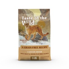 Taste Of The Wild Canyon River Grain-Free Dry Cat Food Trout Smoke-Flavor 5lb 6.40 per pound