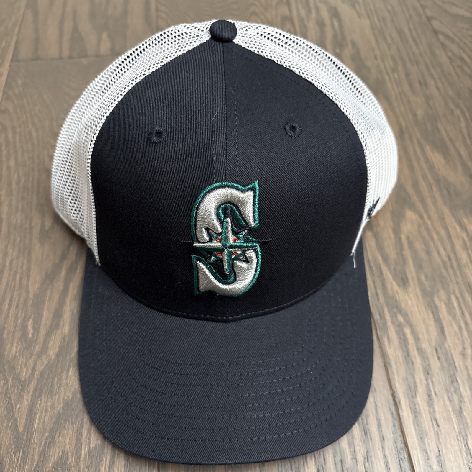47 Brand Seattle Mariners Trawler Cleanup Trucker Hat Adjustable SnapBack MLB
