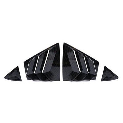 4pcs ABS Carbon Fiber Window Covers Toyota Corolla 2020-2021 Left Right
