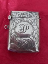 Hallmarked Silver Vesta Case.
