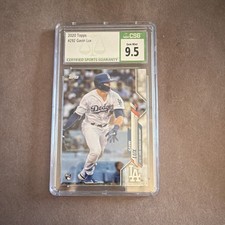 2020 Topps Rookie Gavin Lux #292 CSG 9.5 Los Angeles Dodgers Baseball Card. rookie card picture