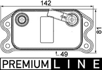Mahle CLC 73 000P ÖLküHler, MotoröL FüR ,Volvo