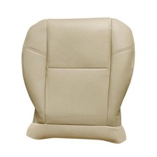 Driver Perforated Leather Seat Cover, Replacement Front Driver Side Bottom Tan