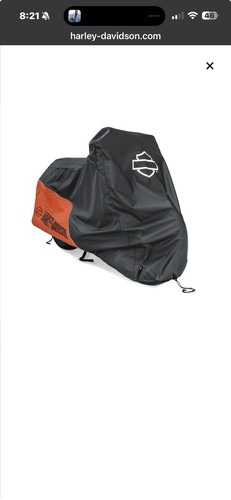 INDOOR/OUTDOOR HARLEY MOTORCYCLE COVER - SMALL