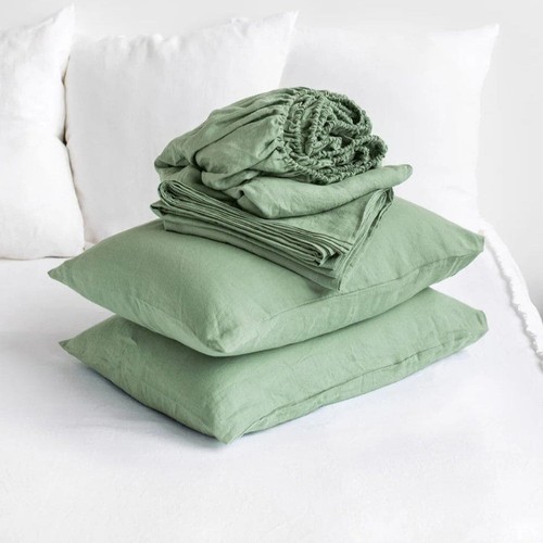 Pure European Linen Bed Sheets Set | Choice of Colors & Depth - Picture 37 of 64