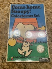 Peanuts Come Home Snoopy Colorforms Set 1972 reproduction EUC all parts