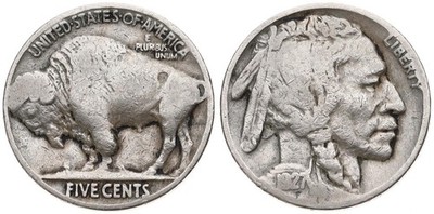 USA - Amerika - 5 Cents 1913-1938 Indian Head - Buffalo - verschiedene Jahrgänge