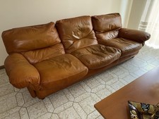 Poltrona Frau Divano E Due Poltrone Vera Pelle E Piuma D’oca Modello Poppy