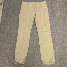 Adriano Goldschmied Supply Standard Issue Khaki - Straight Leg - Pants Mens 34 R