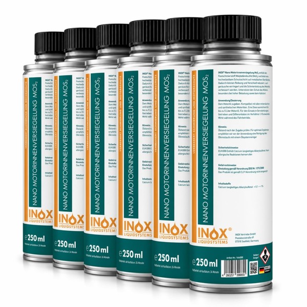 Inox® Motor Innen Schutz Additiv 6X250Ml - Nano Motorinnenschutz Versiegelung-image