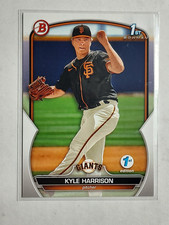 2023 BOWMAN 1ST EDITION KYLE HARRISON RC ROOKIE BASEBALL CARD #BPPF-93. rookie card picture