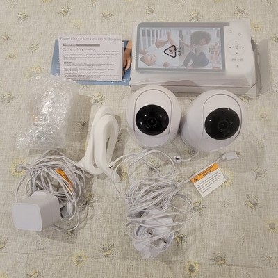 Babysense Full HD Split Screen Babyphone mit 2 PTZ Kameras Zwei-Wege-Gespräch 6