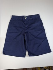 Polo Ralph Lauren Chino Shorts Classic Fit Blue Flat Front Boys Size 20