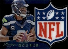 2014 Panini Prestige Russell Wilson #23 NFL Shield Seattle Seahawks 20O