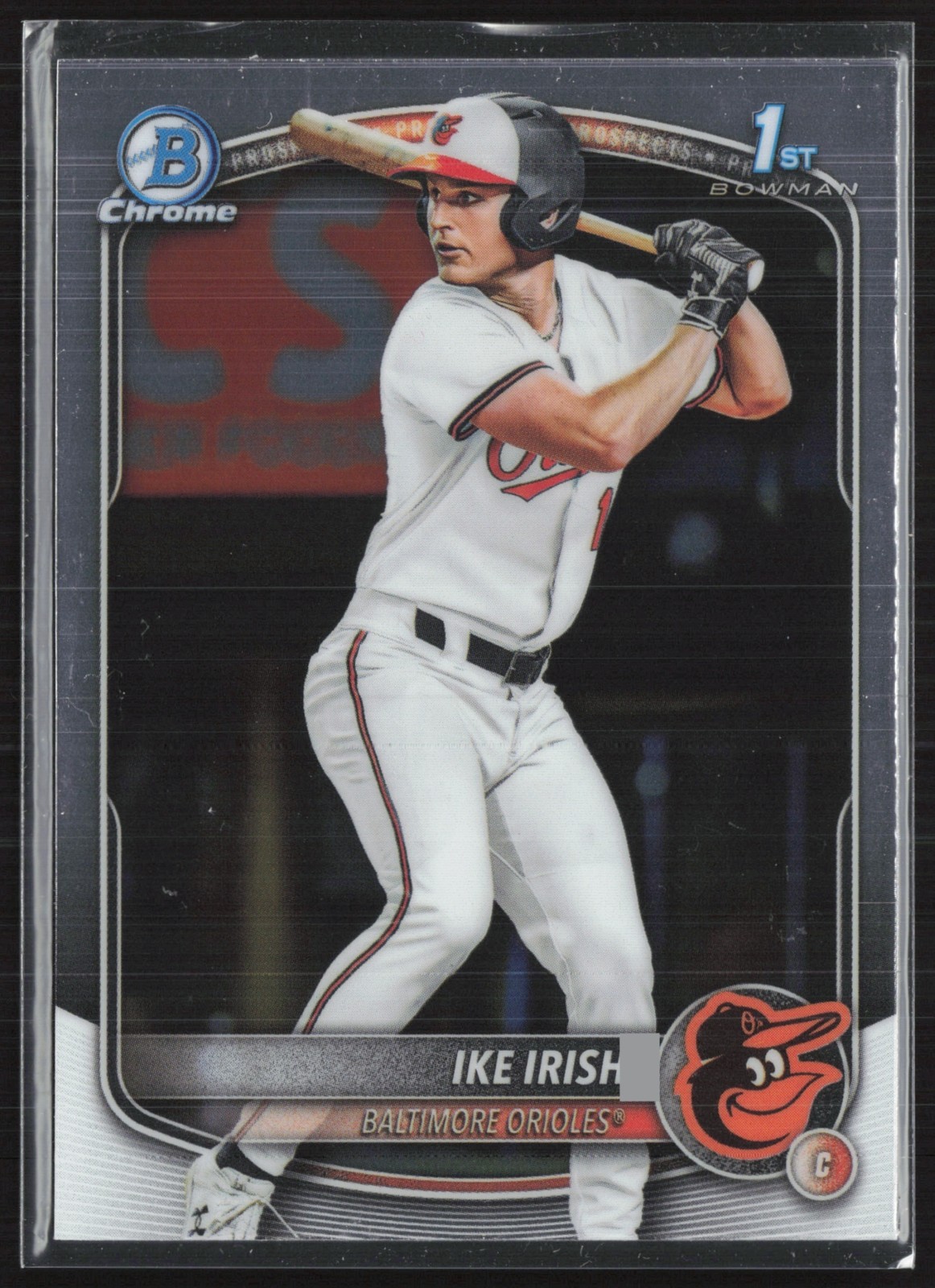 2025 Bowman Draft Ike Irish Chrome Baltimore Orioles #BDC-16 1st Prospect